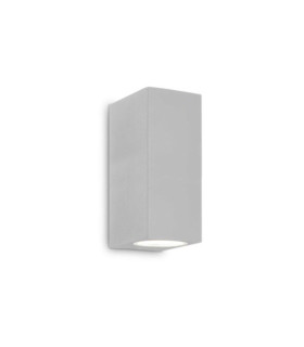 Außenwandleuchte Up Metal, graues Aluminium