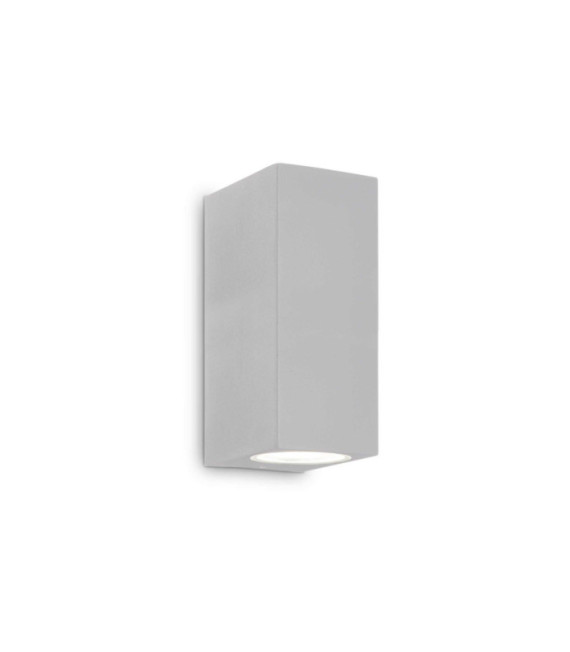 Lampada da parete per esterno Up Metallo, Alluminio Grigio