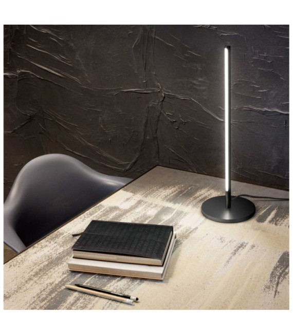 Filo LED table lamp Metal, Aluminum Black
