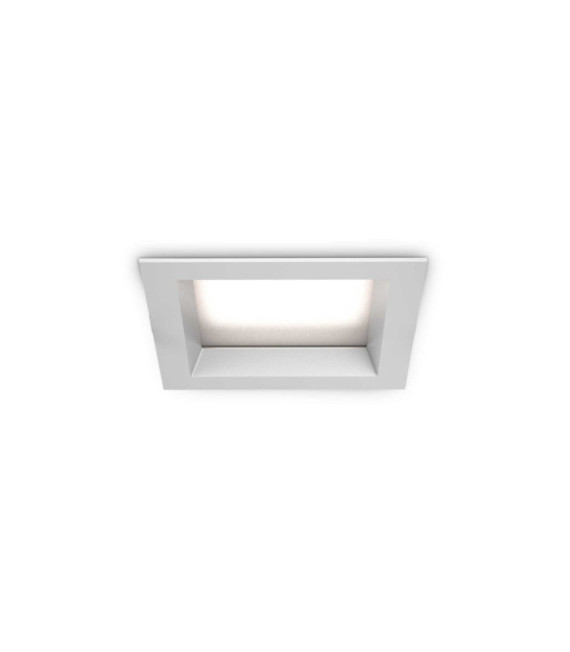 Downlight encastré Basic Plastique,Aluminium Blanc Mat