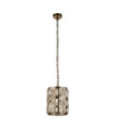 Suspension Bijou Acier doux,verre Laiton Antique