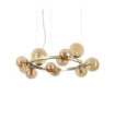 Brass Metal Beaded Pendant