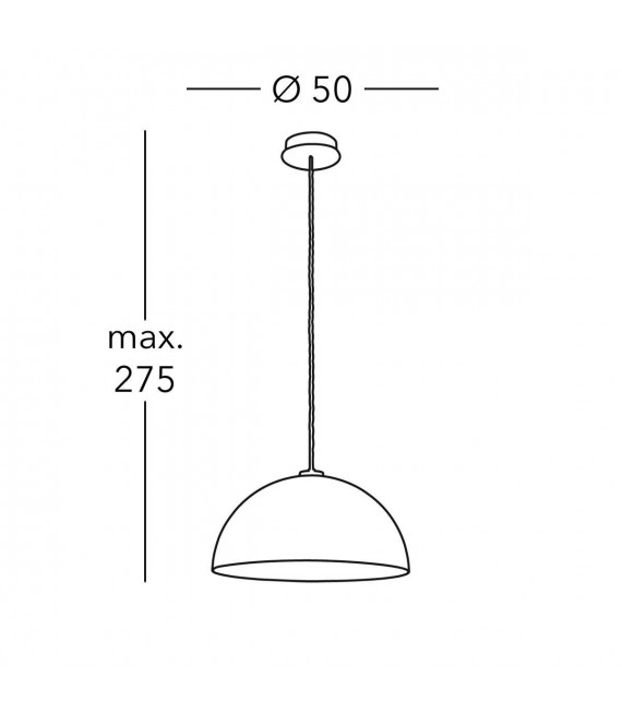 CULT Corten Pendelleuchte 1 Glühlampe