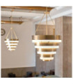 Hinkley Pendant Faux Alabaster, Heritage Brass Steel