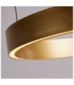 Layla LED pendant light Mild steel, aluminum Gold