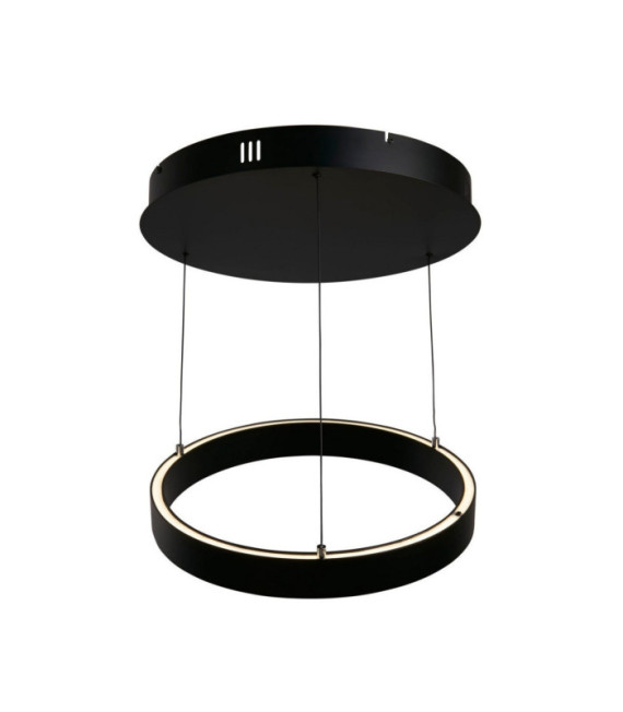 Layla LED-Pendelleuchte Baustahl, Aluminium Schwarz