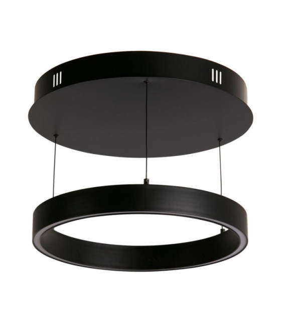 Layla LED pendant light Mild steel, aluminum Black
