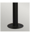 Borne de jardin Helsingor Acier inoxydable,verre transparent Noir