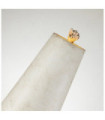 Swirl Table Lamp Resin, Parchment, Steel Black, Bone White