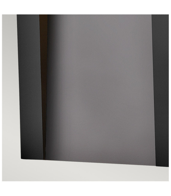 Hinkley Outdoor Wall Light Glass, Weather Resistant Composite Textured Black