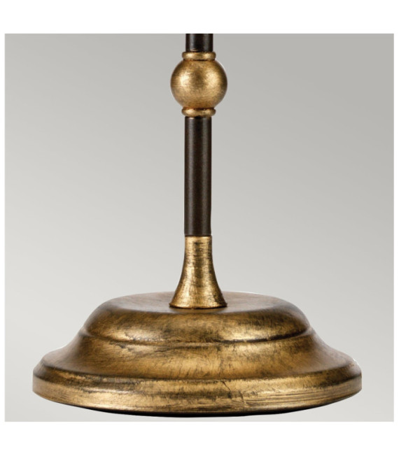 Amarilli lámpara de mesa Pantalla acero, cristal tallado K9 Bronce