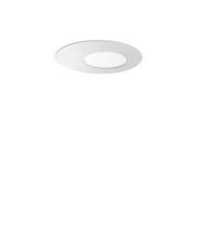 Lámpara de techo Iride Metal, plástico blanco