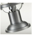 Quoizel outdoor floor lamp Aluminum, steel, transparent grained glass Industrial aluminum