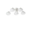 Hermes White Metal Ceiling Light