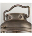 Kichler exterior wall light Aluminum, brass, transparent grained glass Burnished bronze