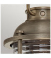 Lampe sur pied extérieur Kichler Aluminium,laiton,verre grainé transparent Bronze bruni