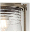 Kichler Outdoor Floor Lamp Aluminum, Brass, Clear Seed Glass Burnished Bronze