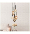 Suspension Dulwich Acier doux Noir mat