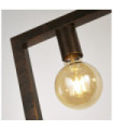 Suspension Oblong Acier doux Brun rustique