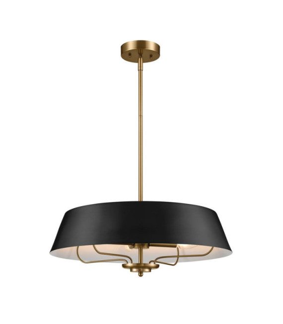 Suspension Luella Acier Noir,Laiton