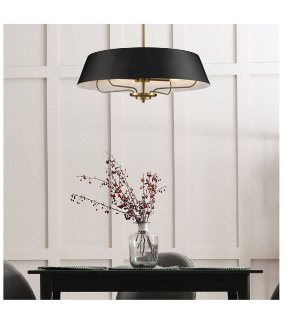 Suspension Luella Acier Noir,Laiton