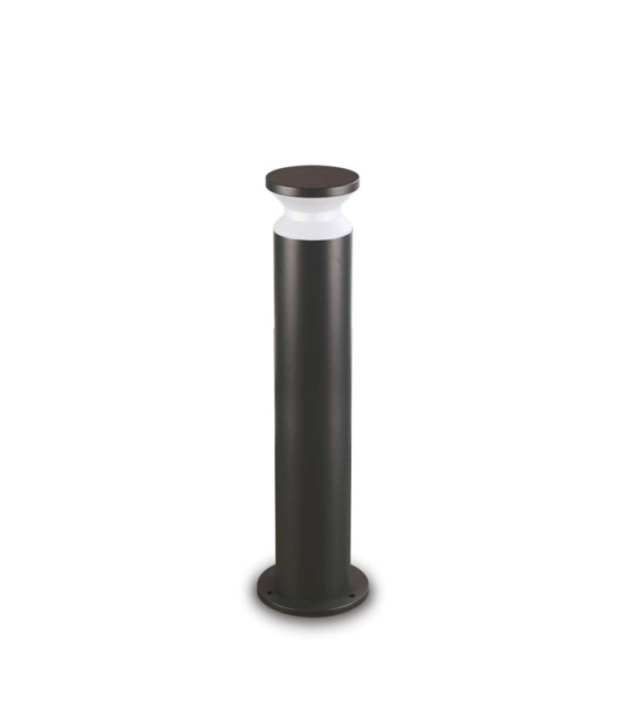 Bolardo de jardín Torre Metal, Aluminio Negro