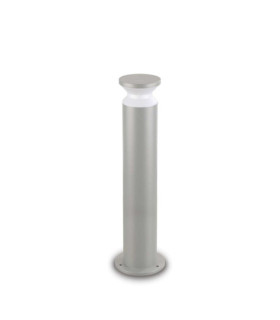 Bolardo de jardín Torre Metal, Aluminio gris