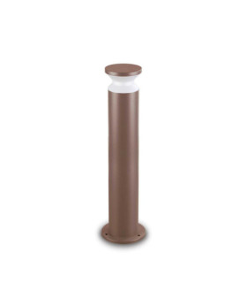 Bolardo de jardín Torre Metal, Aluminio Café