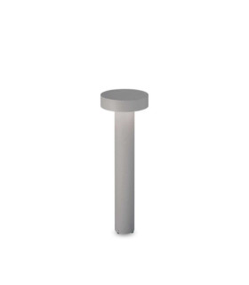 Bolardo de jardín Tesla Metal, Aluminio gris