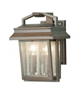plafonnier ventilateur vintage 2 ampoules e27 max 60w brun patiné