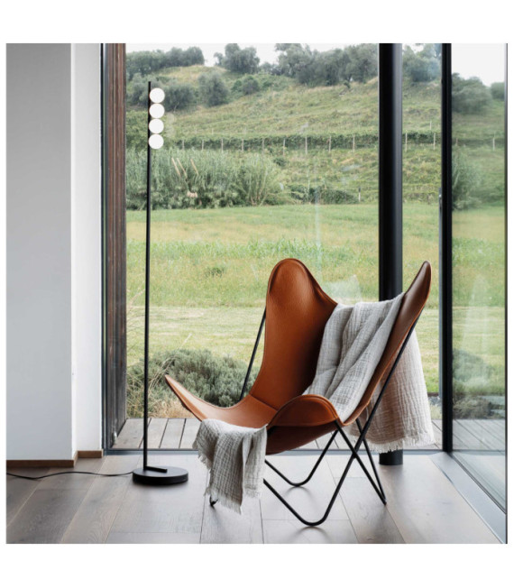 Ping Metal Floor Lamp Black