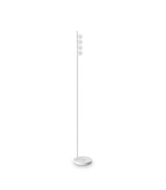 Ping White Metal Floor Lamp