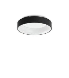 Lámpara de techo LED ZIGGY Metal, plástico negro