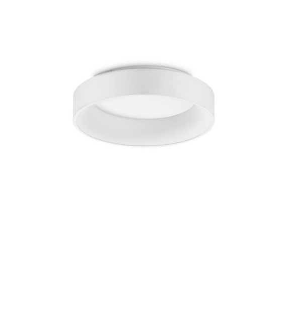 ZIGGY Lámpara de techo LED Metal, plástico blanco