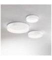 Plafonnier LED ZIGGY Métal,Plastique Blanc