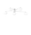 Hermes White Metal Ceiling Light