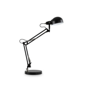 Johnny Tischlampe aus schwarzem Metall