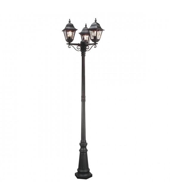 Lampada da terra Norfolk, nera, 109 cm