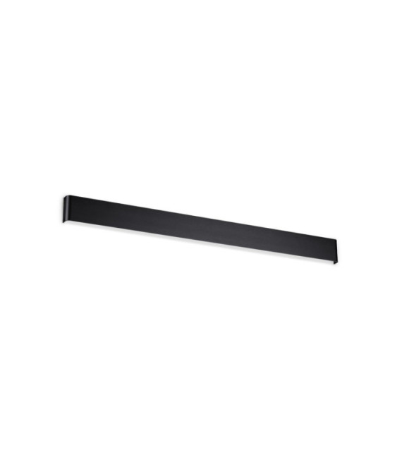 Aplique LED DELTA Vidrio, Metal Negro