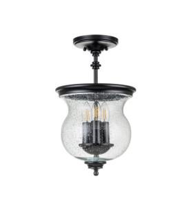 Suspension Pickering Verre transparent à grains,acier Noir