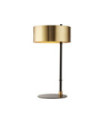 Lampe de table Knox Acier doux Or, Noir