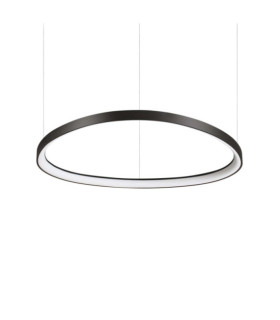Lámpara colgante LED Gemini Metal, plástico negro