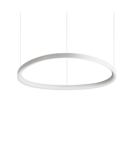 Gemini LED Pendant Light Metal, White Plastic