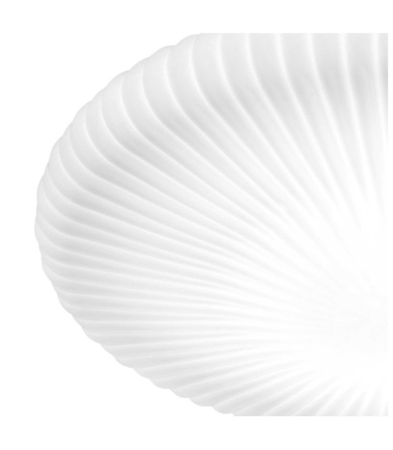 Lámpara de techo LED Atrium Plástico, Aluminio blanco