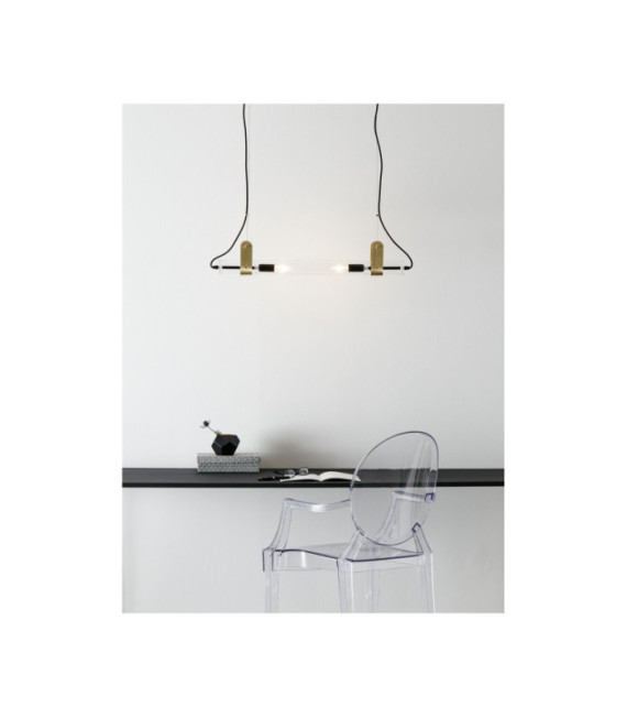 Winston Pendant Metal Brass