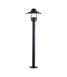 Lampada da terra per esterni Klampenborg Vetro trasparente, acciaio inossidabile 304 Nero