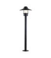 Klampenborg outdoor floor lamp Clear glass, 304 stainless steel Black