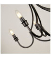 Lodge pendant light Mild steel Black