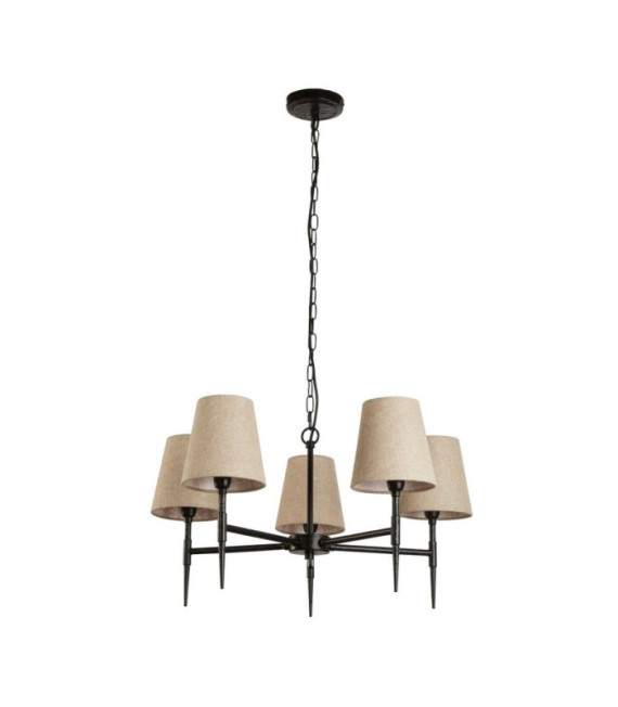 Gothic pendant light Mild steel, Black fabric