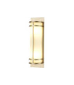 Fusion Wall Light Opal Glass, Steel, Painted Natural Brass